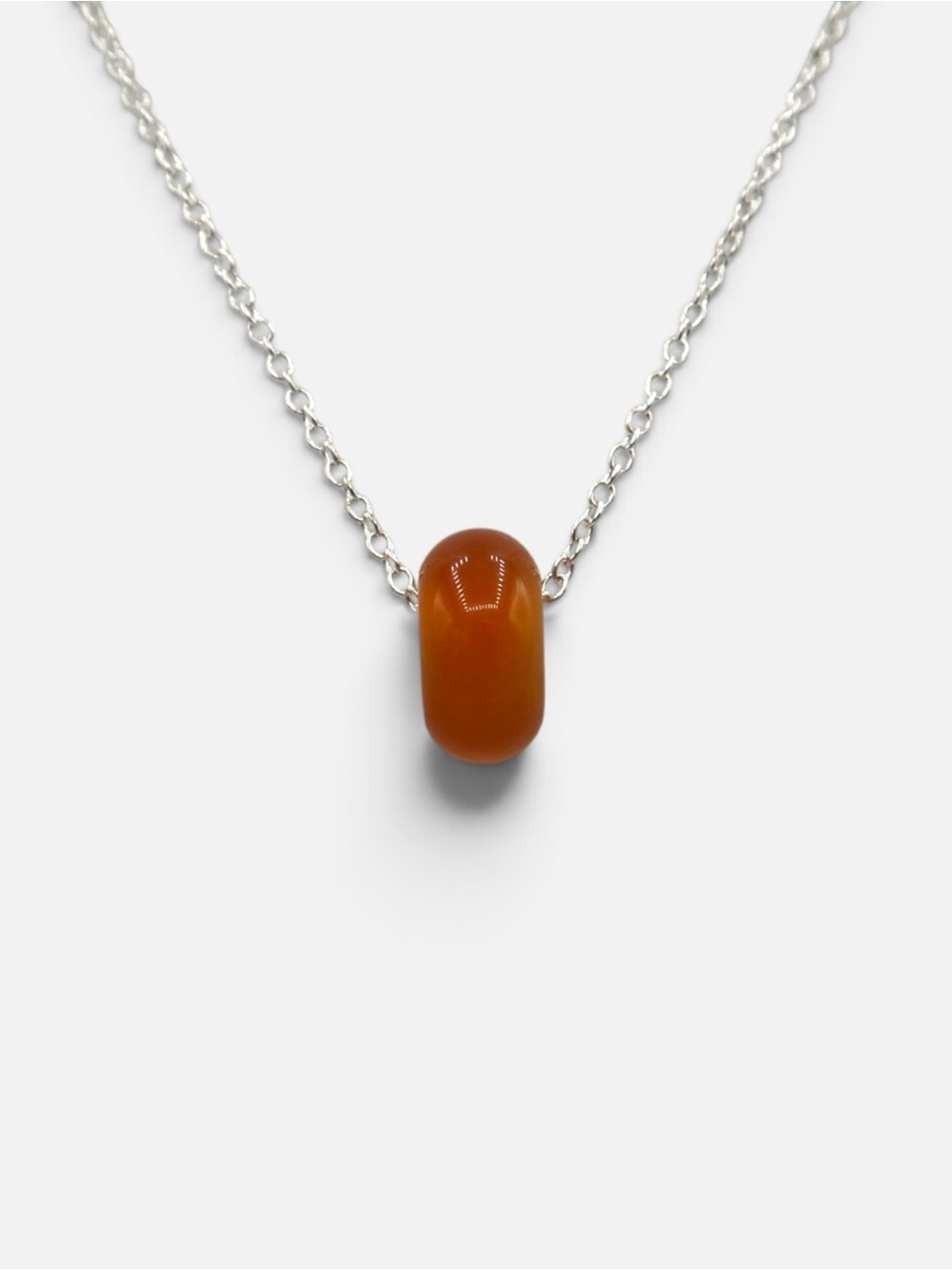 CARNELIAN INFINITY NECKLACE